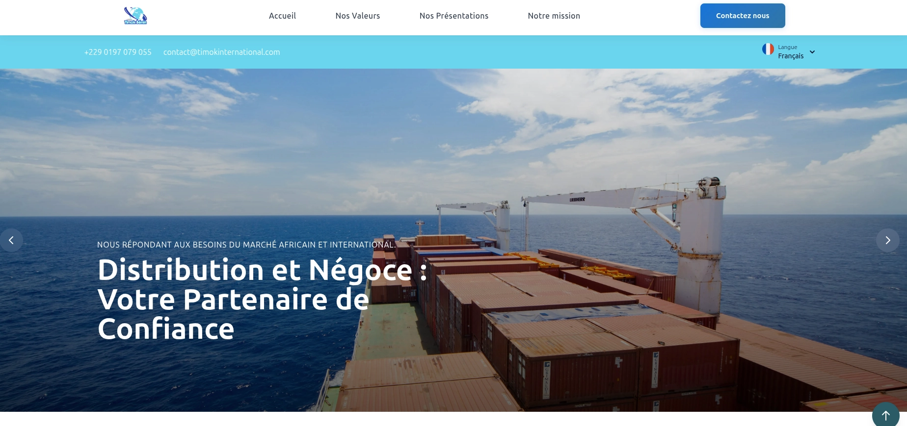 Timok International Rebranding and Website Migration